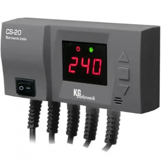 Комплект автоматики KG Elektronik CS 20 + DP 02 для твердопаливного котла Комплект автоматики KG Elektronik CS 20 + DP 02 для твердопаливного котла