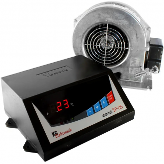 Комплект автоматики KG Elektronik SP 05 LED + MplusM WPA 120 для твердопаливного котла Комплект автоматики KG Elektronik SP 05 LED + MplusM WPA 120 для твердопаливного котла