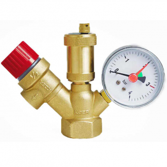 Група безпеки котла Gross Eco 1*30 1" 3 бара Група безпеки котла Gross Eco 1*30 1" 3 бара