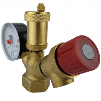 Група безпеки котла Gross Eco 1*30 1" 3 бара Група безпеки котла Gross Eco 1*30 1" 3 бара