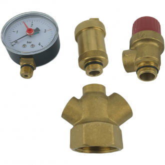 Група безпеки котла Gross Eco 1*30 1" 3 бара Група безпеки котла Gross Eco 1*30 1" 3 бара