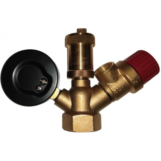 Група безпеки котла Sanlux Termo P100M * 1" 2.5 бари Група безпеки котла Sanlux Termo P100M * 1" 2.5 бари