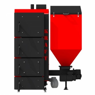 Котел з автоматичною подачею пеллет KRAFT R 20 - 97 кВт Котел з автоматичною подачею пеллет KRAFT R 20 - 97 кВт