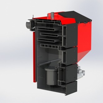 Котел з автоматичною подачею пеллет KRAFT R 20 - 97 кВт Котел з автоматичною подачею пеллет KRAFT R 20 - 97 кВт