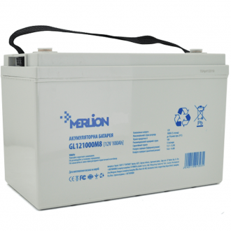Акумулятор гелевий Merliоn GL121000M8 12V 100Ah Q1 Акумулятор гелевий Merliоn GL121000M8 12V 100Ah Q1
