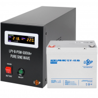 Комплект резервного живлення LogicPower (UPS B500 + АКБ MG 590W) Комплект резервного живлення LogicPower (UPS B500 + АКБ MG 590W)