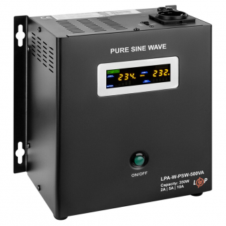 Комплект резервного живлення для котла LogicPower ДБЖ + гелева батарея (UPS A500VA + АКБ GL 270W) Комплект резервного живлення для котла LogicPower ДБЖ + гелева батарея (UPS A500VA + АКБ GL 270W)