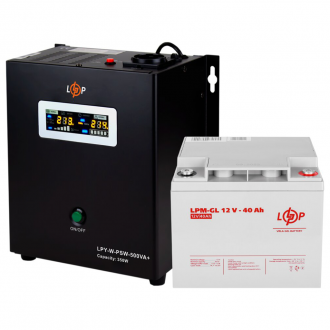 Комплект резервного живлення для котла LogicPower ДБЖ + гелева батарея (UPS W500 + АКБ GL 520W) Комплект резервного живлення для котла LogicPower ДБЖ + гелева батарея (UPS W500 + АКБ GL 520W)