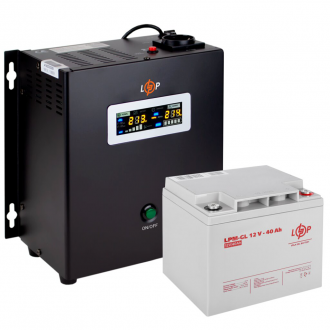 Комплект резервного живлення для котла LogicPower ДБЖ + гелева батарея (UPS W500 + АКБ GL 520W) Комплект резервного живлення для котла LogicPower ДБЖ + гелева батарея (UPS W500 + АКБ GL 520W)