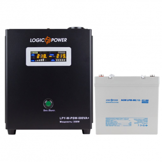 Комплект резервного живлення для котла LogicPower ДБЖ + мультигелева батарея (UPS W500 + АКБ MG 590W) Комплект резервного живлення для котла LogicPower ДБЖ + мультигелева батарея (UPS W500 + АКБ MG 590W)