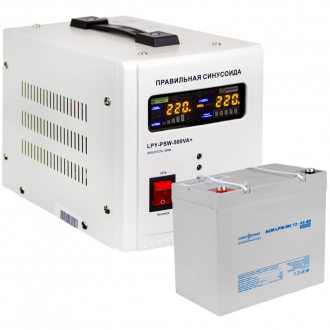 Комплект резервного живлення для котла LogicPower ДБЖ + мультигелева батарея (UPS 500 + АКБ MG 590W) Комплект резервного живлення для котла LogicPower ДБЖ + мультигелева батарея (UPS 500 + АКБ MG 590W)