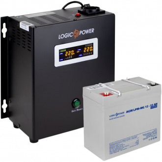 Комплект резервного живлення для котла LogicPower ДБЖ + мультигелева батарея (UPS W500 + АКБ MG 720W) Комплект резервного живлення для котла LogicPower ДБЖ + мультигелева батарея (UPS W500 + АКБ MG 720W)