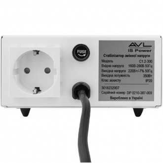 Стабілізатор напруги AVL IS power 300Вт Стабілізатор напруги AVL IS power 300Вт