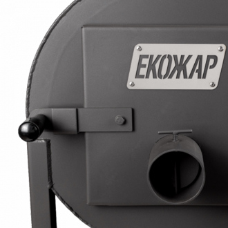 Піч буржуйка Екожар Про 500 горизонтальна 20 кВт Піч буржуйка Екожар Про 500 горизонтальна 20 кВт